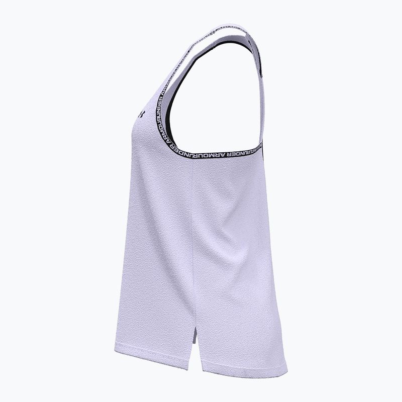 Dámske fitness tielko tank top Under Armour Knockout Tank salt purple/white 4