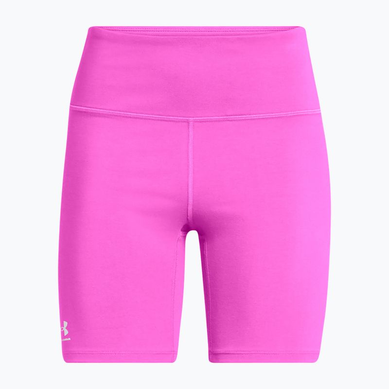 Dámske tréningové šortky Under Armour Rival 7in Short vivid magenta/white 5