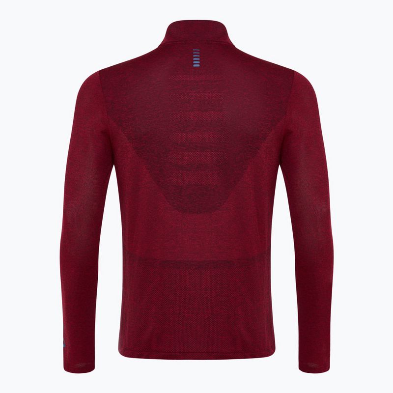 Pánska bežecká mikina Under Armour Seamless Stride 1/4 Zip racer red/reflective 2