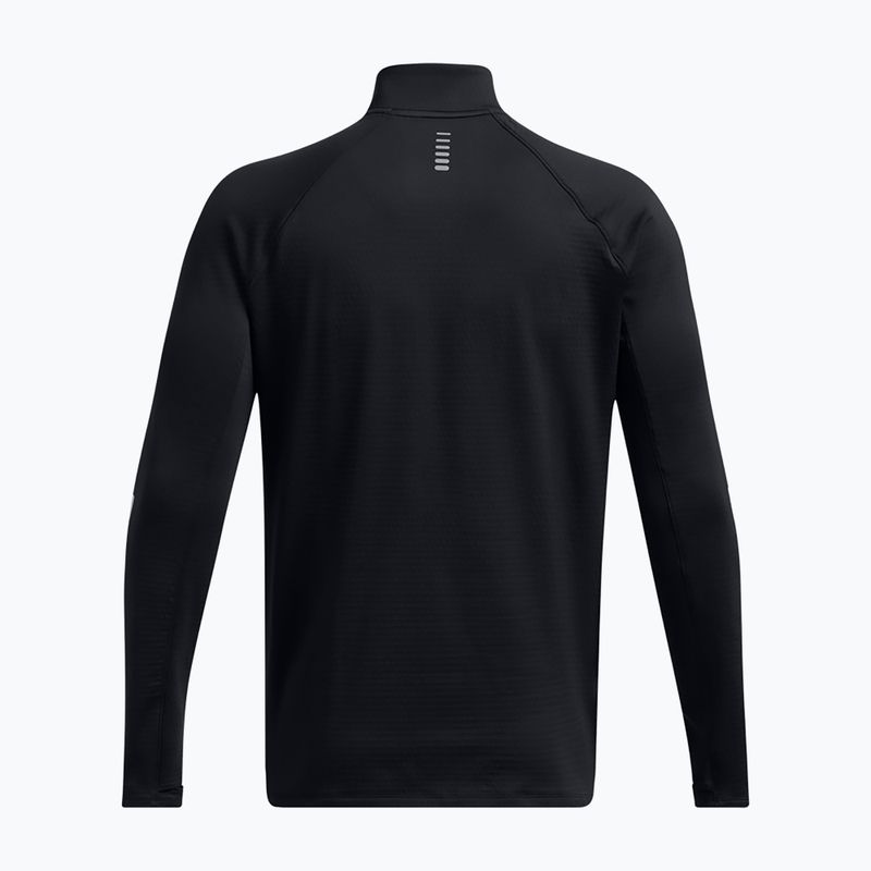 Pánska bežecká mikina Under Armour Launch Elite CW Half Zip black/reflective 4