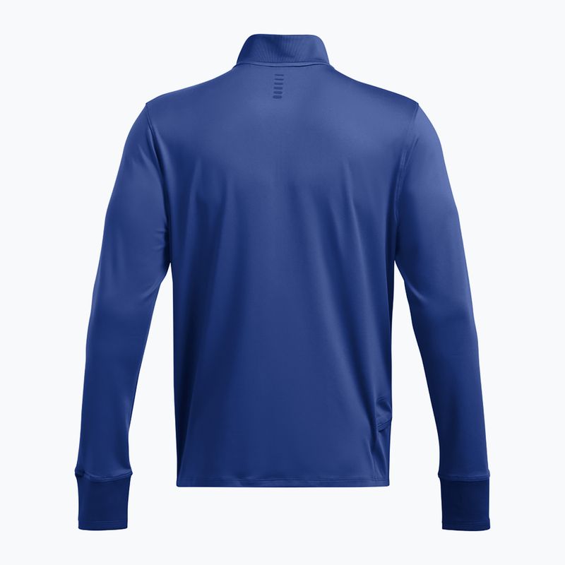 Pánske bežecké tričko Under Armour Launch Pro 1/4 Zip tech blue/tech blue/reflective 2