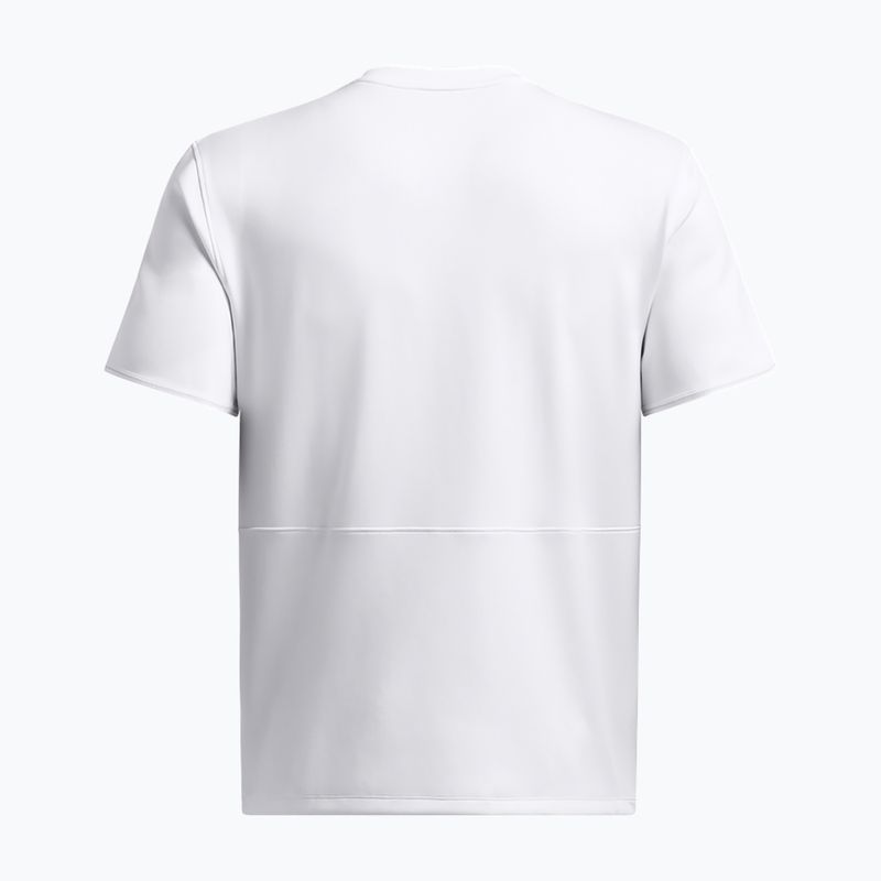 Pánske tričko Under Armour Run Anywhere SS white/morph green/black 4