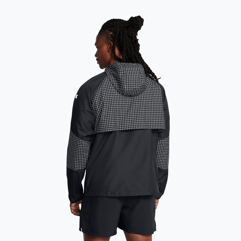 Pánska bunda Under Armour Launch Elite CW čierna/reflexná  2
