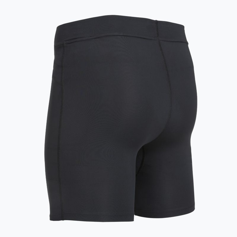Pánske bežecké legíny Under Armour Launch Half Tights black/black/metallic silver 4
