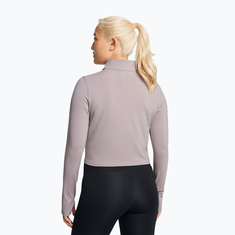 Dámske bežecké tričko Under Armour Launch Elite Half Zip tetra grey/reflexné 2