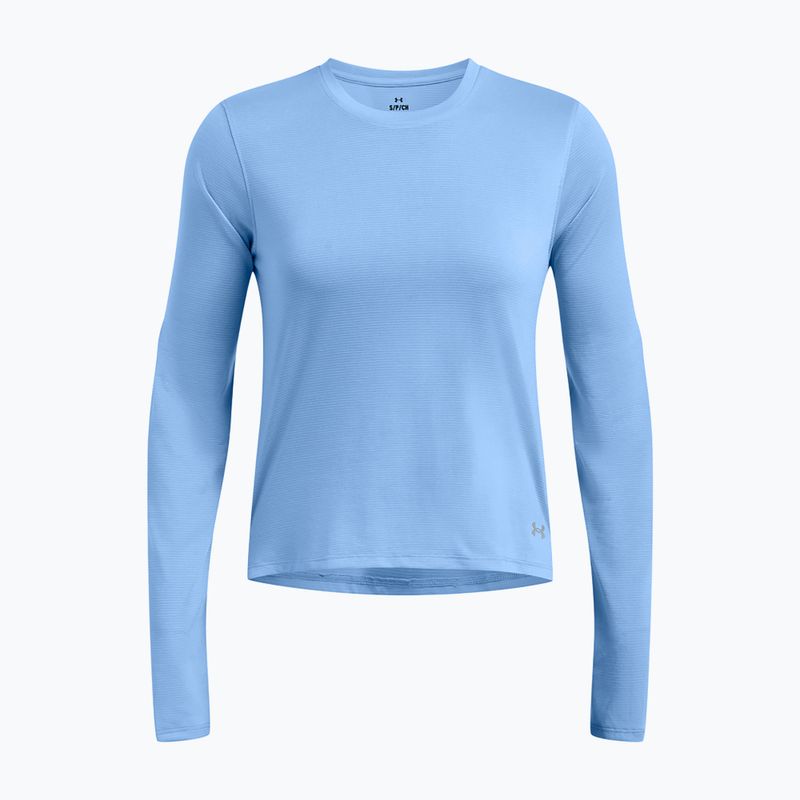 Dámske bežecké tričko s dlhým rukávom Under Armour Launch horizon blue/reflexné