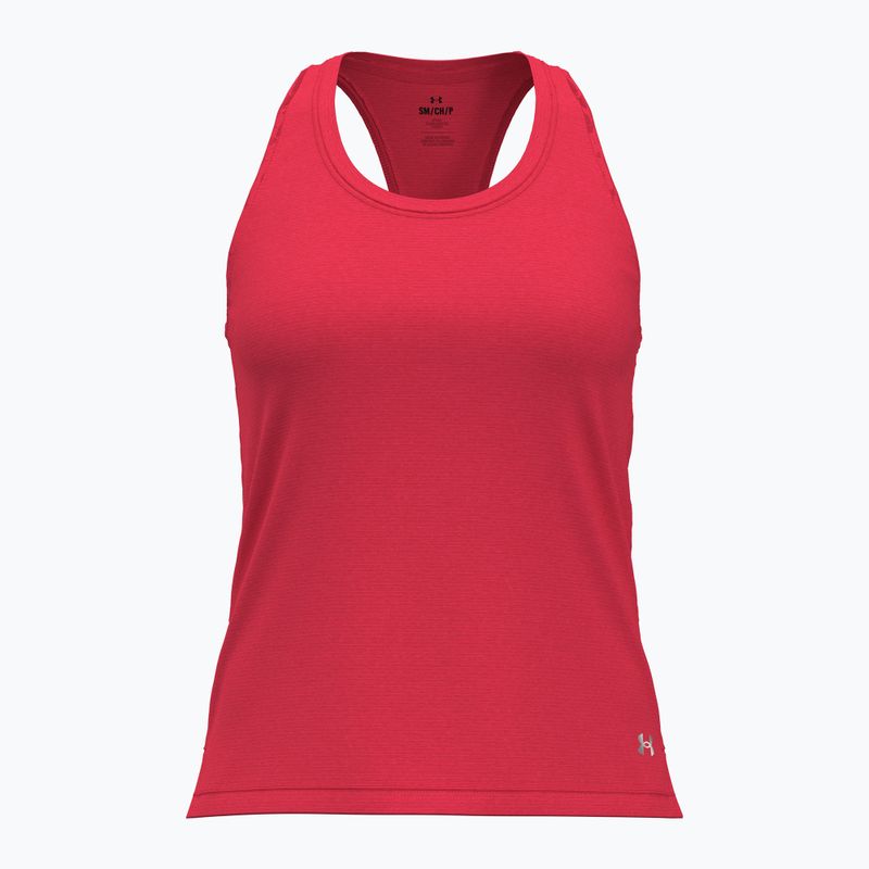 Dámske bežecké tielko tank top Under Armour Launch Singlet racer red/reflective