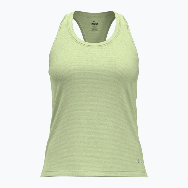 Dámske bežecké tielko tank top Under Armour Launch Singlet retro green/reflective