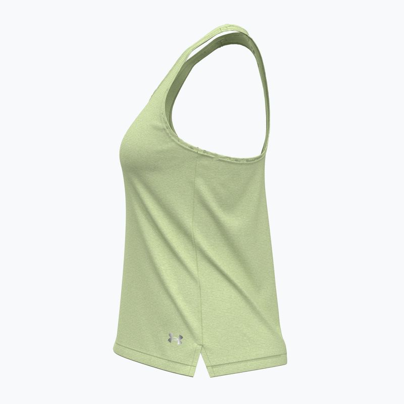 Dámske bežecké tielko tank top Under Armour Launch Singlet retro green/reflective 4