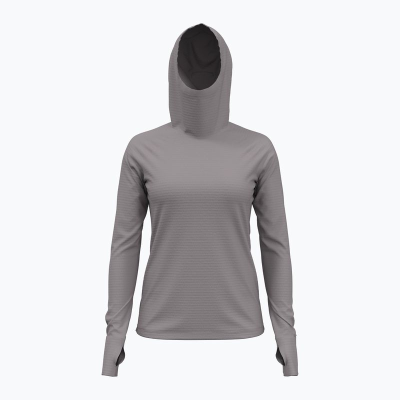 Dámska bežecká mikinaUnder Armour Lunch Elite CW Balaclava Hoodie tetra grey/reflexná
