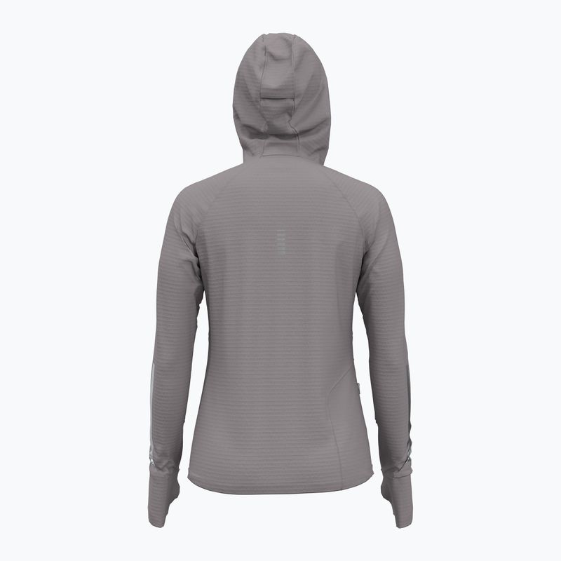 Dámska bežecká mikinaUnder Armour Lunch Elite CW Balaclava Hoodie tetra grey/reflexná 2