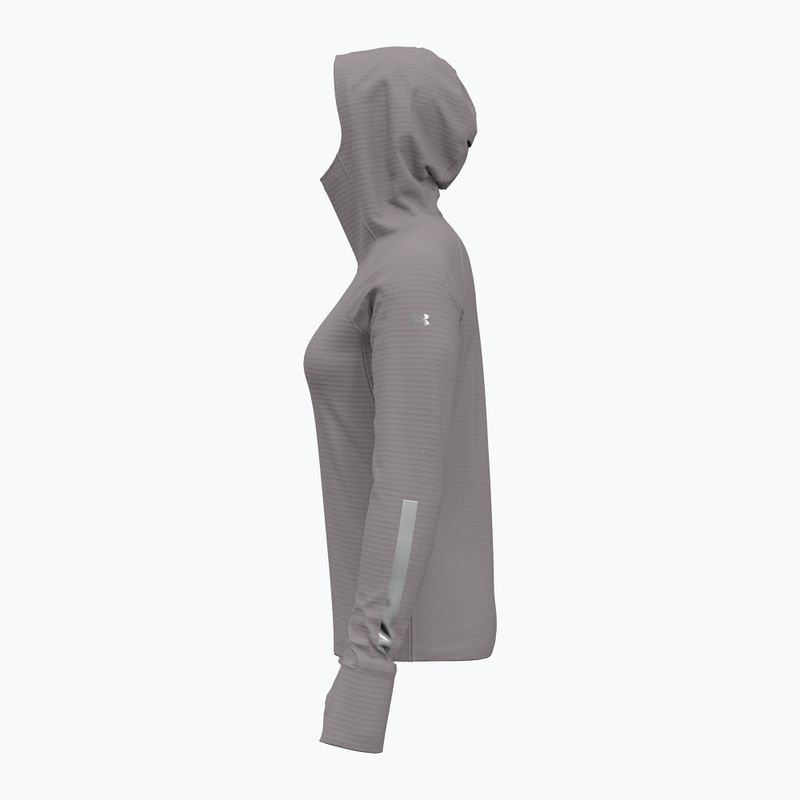 Dámska bežecká mikinaUnder Armour Lunch Elite CW Balaclava Hoodie tetra grey/reflexná 3