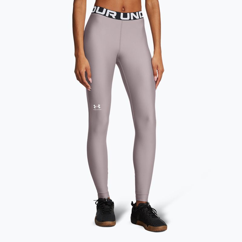 Dámske tréningové legíny Under Armour HeatGear tetra gray/white