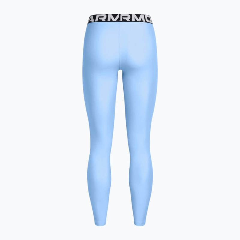 Dámske legíny Under Armour HeatGear horizon blue/white 5