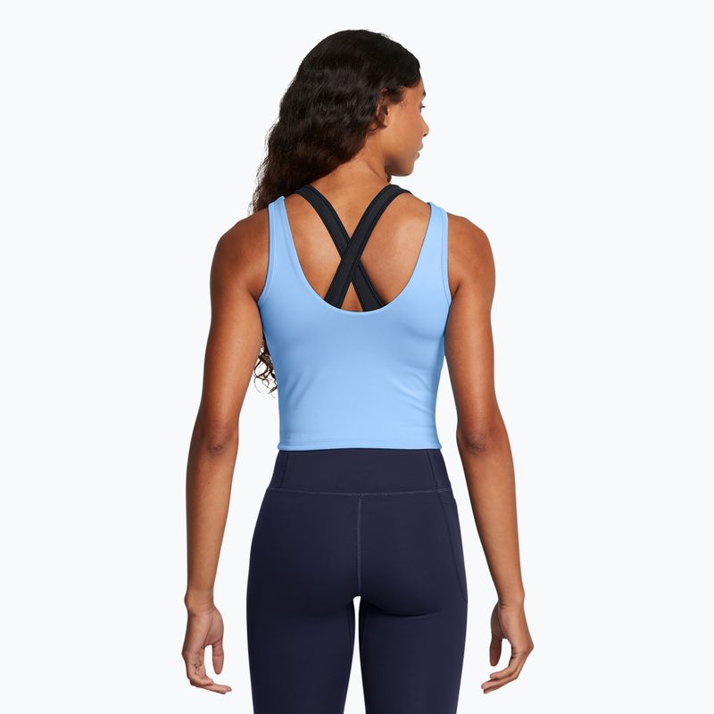 Dámske tréningové tričko Under Armour Motion Tank EMEA horizon blue/white 2