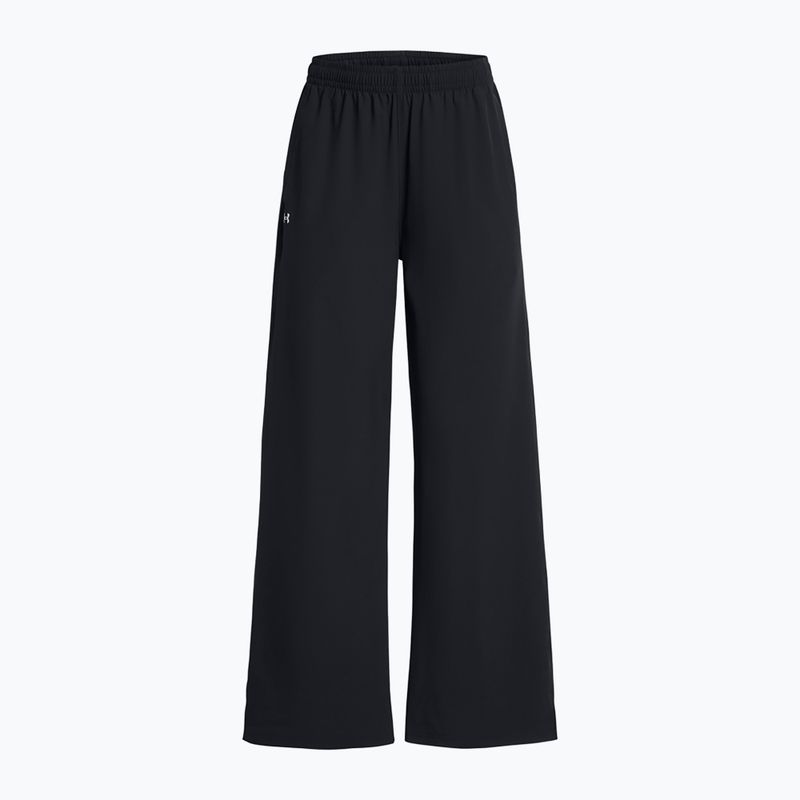 Dámske nohavice Under Armour Rival Wide Leg black/white 5