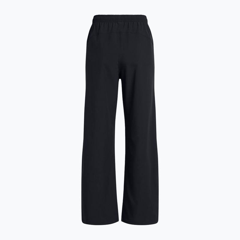 Dámske nohavice Under Armour Rival Wide Leg black/white 6