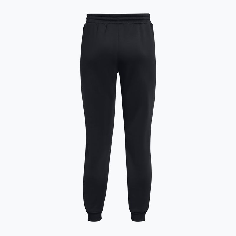 Dámske nohavice Under Armour Fleece Jogger UA Armour black/white 2