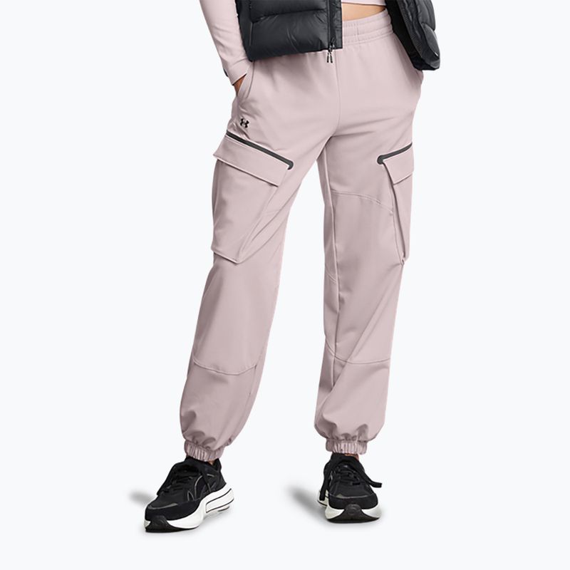 Dámske nohavice Under Armour Unstoppable Cargo tetra grey/black