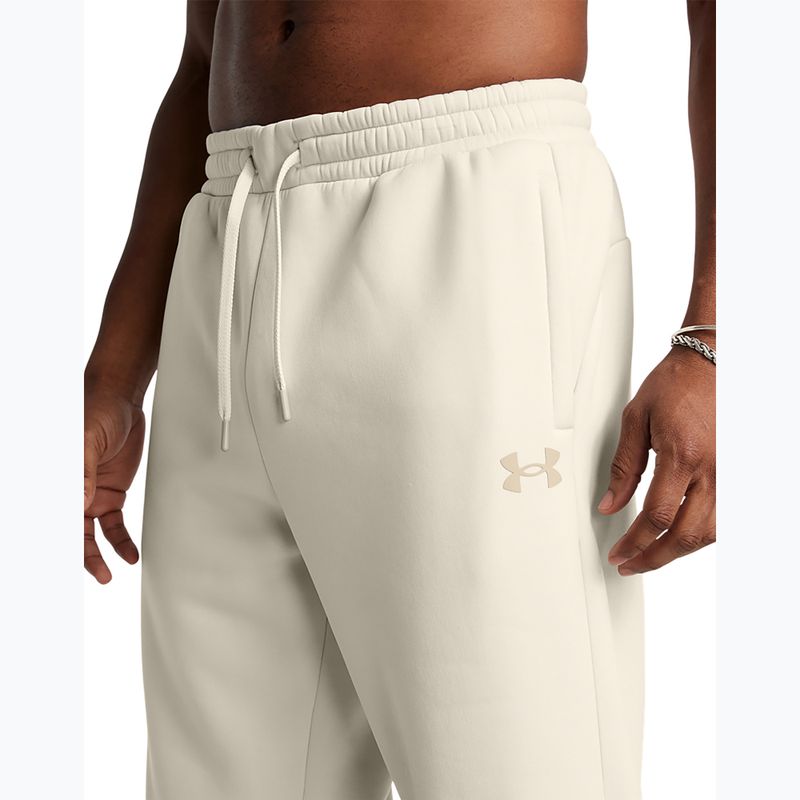 Pánske tepláky Under Armour Fleece Pro Joggers summit white/khaki base 4