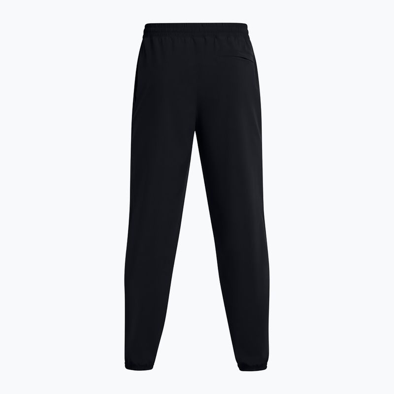 Pánske nohavice Under Armour Vibe Woven Jogger black/white 2