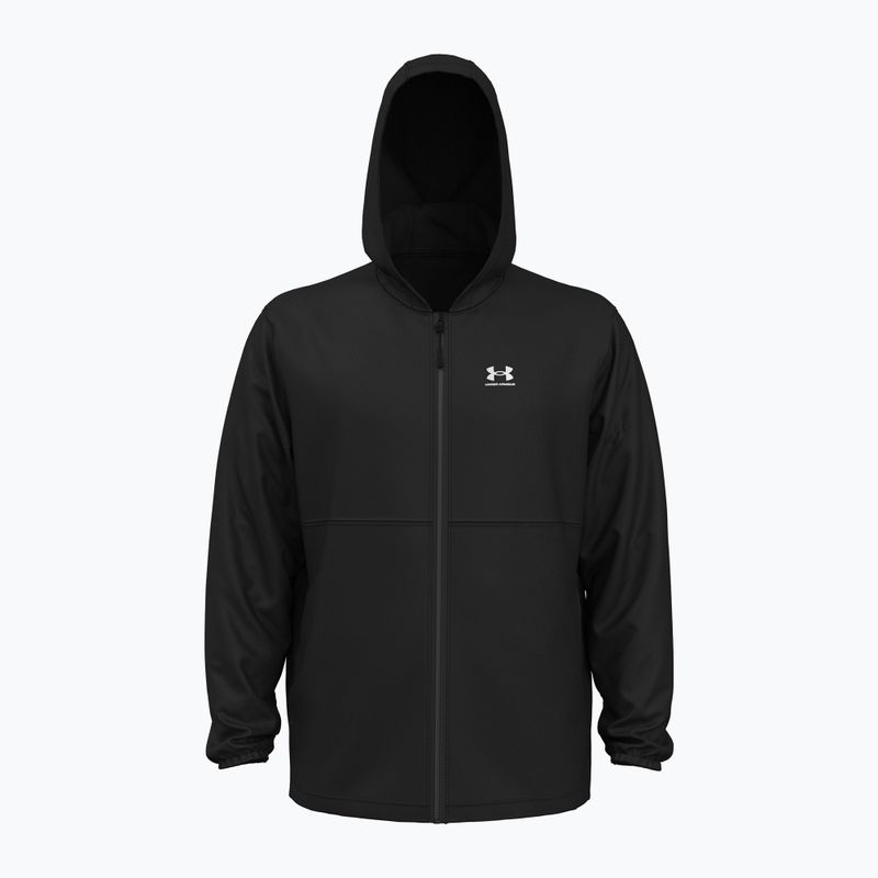 Pánska tréningová bunda Under Armour Vibe Woven Windbreaker black/white
