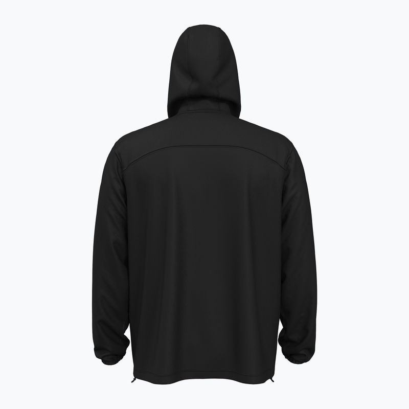 Pánska tréningová bunda Under Armour Vibe Woven Windbreaker black/white 2