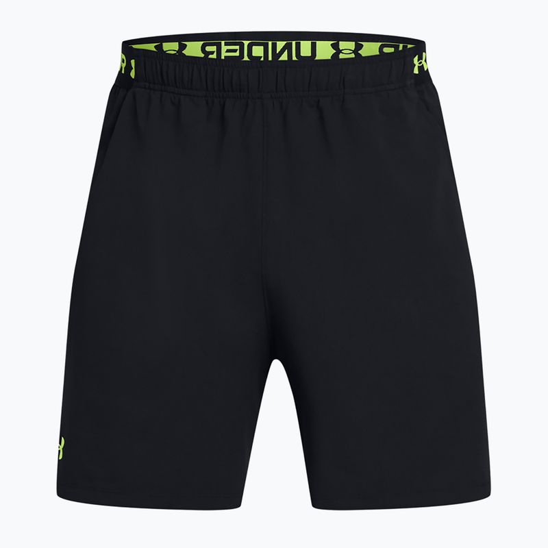 Pánske tréningové šortky Under Armour UA Vanish Woven 6in black/morph green 5