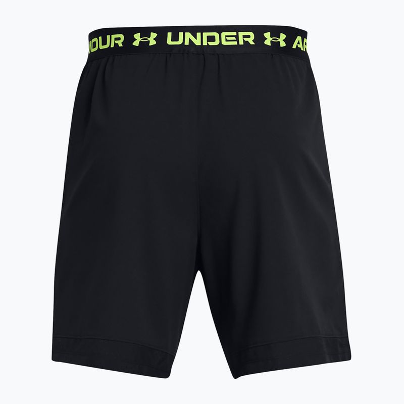 Pánske tréningové šortky Under Armour UA Vanish Woven 6in black/morph green 6