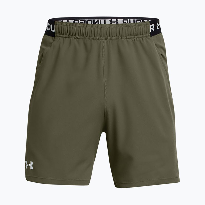 Pánske tréningové šortky Under Armour UA Vanish Woven 6in marine green/white 5