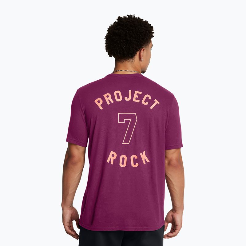 Pánske tričko Under Armour Project Rock 7 purple 2