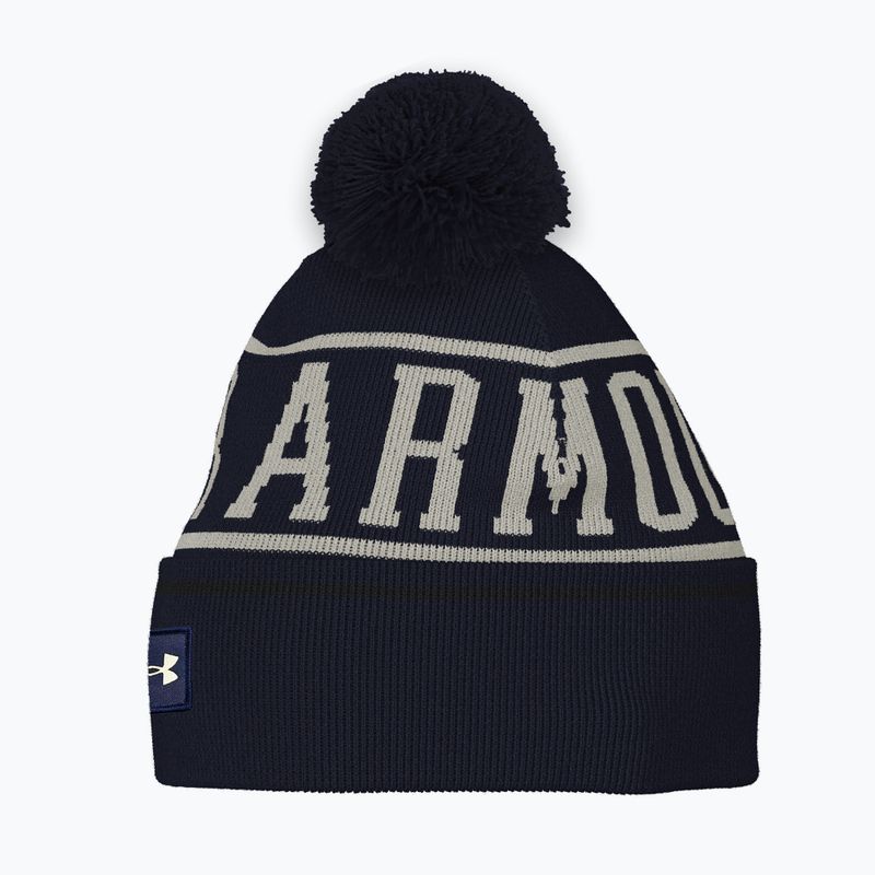Zimná čiapka Under Armour Halftime Pom Beanie midnight navy/summit white 4
