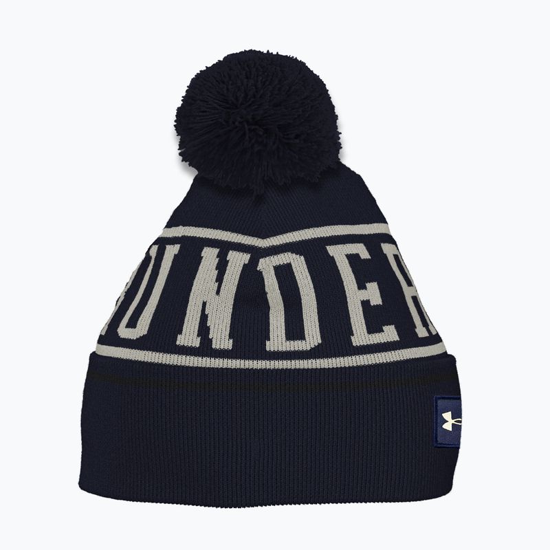 Zimná čiapka Under Armour Halftime Pom Beanie midnight navy/summit white 5