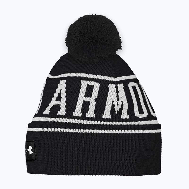 Zimná čiapka Under Armour Halftime Pom Beanie black/white/white 4