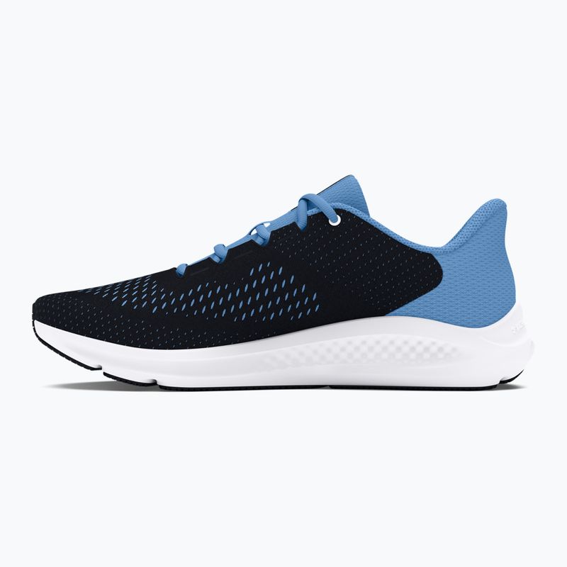 Dámska bežecká obuv Under Armour Charged Pursuit 3 Big Logo black/horizon blue/white 10