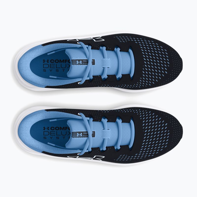 Dámska bežecká obuv Under Armour Charged Pursuit 3 Big Logo black/horizon blue/white 11