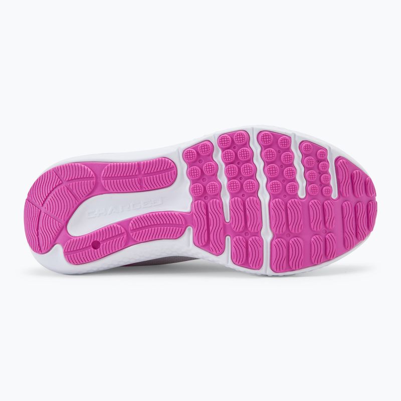 Dámska bežecká obuv Under Armour Charged Surge 4 halo gray/vivid magenta/vivid magenta 4