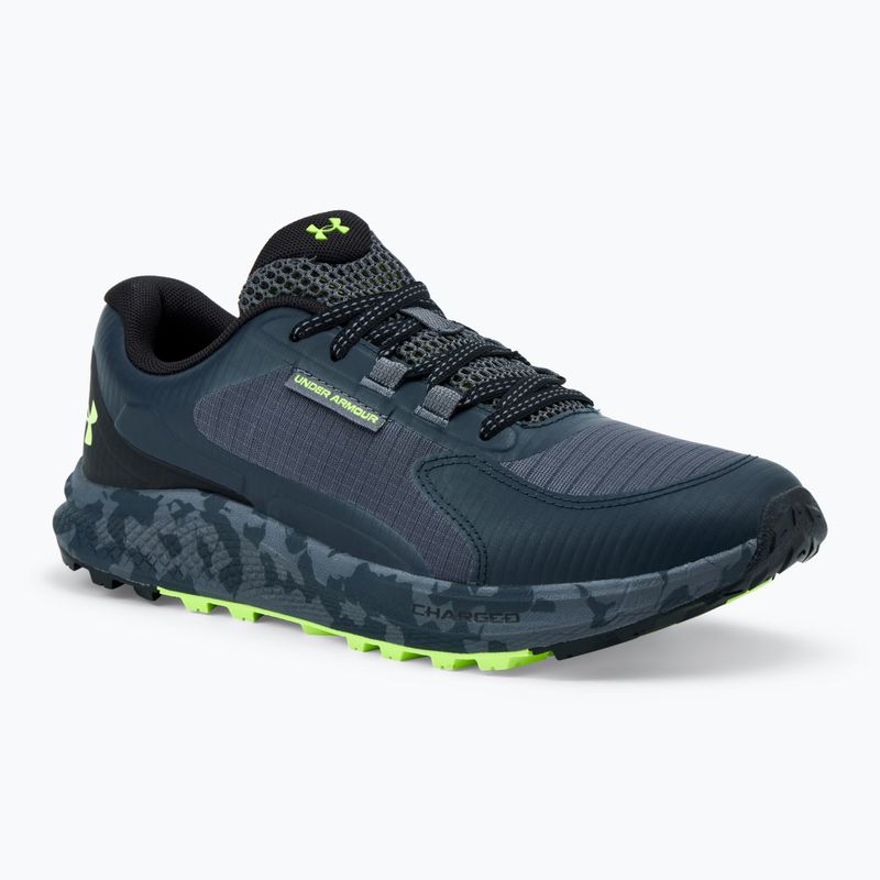 Pánska bežecká obuv Under Armour Charged Bandit Trail 3 casterock/anthracite/high vis yellow