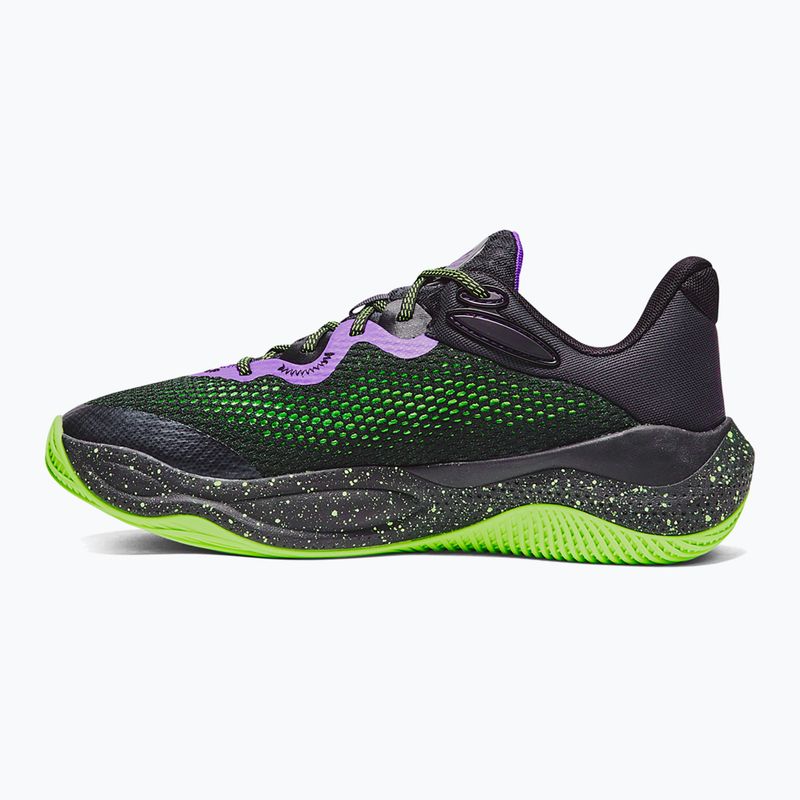 Basketbalová obuv Under Armour Curry Splash 24 purple/lavish/hyper green 2