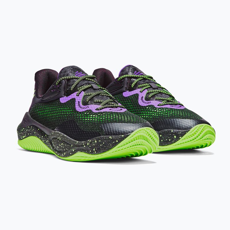 Basketbalová obuv Under Armour Curry Splash 24 purple/lavish/hyper green 3