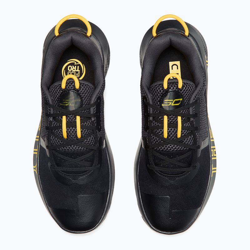 Topánky Under Armour Curry 6 Flotro TC black/yellow 4