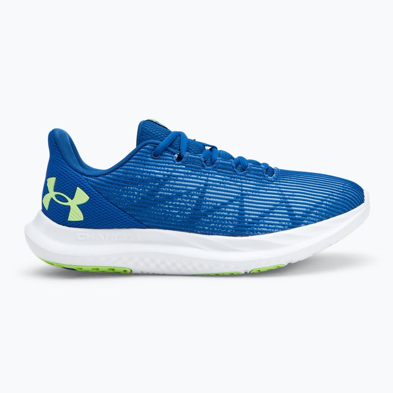 Pánska bežecká obuv Under Armour Charged Speed Swift tech blue/tech blue/morph green 2