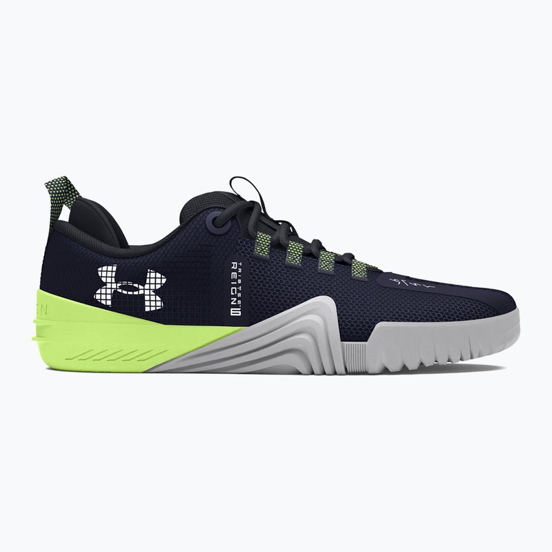 Pánske tréningová obuv  Under Armour TriBase Reign 6 midnight navy/morph green/white 8