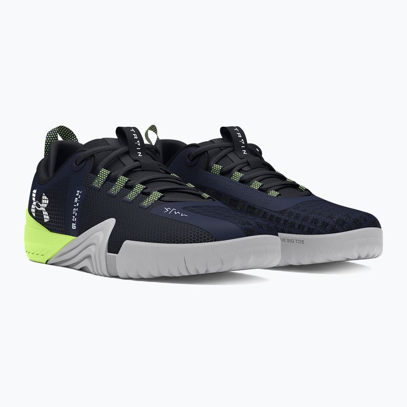 Pánske tréningová obuv  Under Armour TriBase Reign 6 midnight navy/morph green/white 10