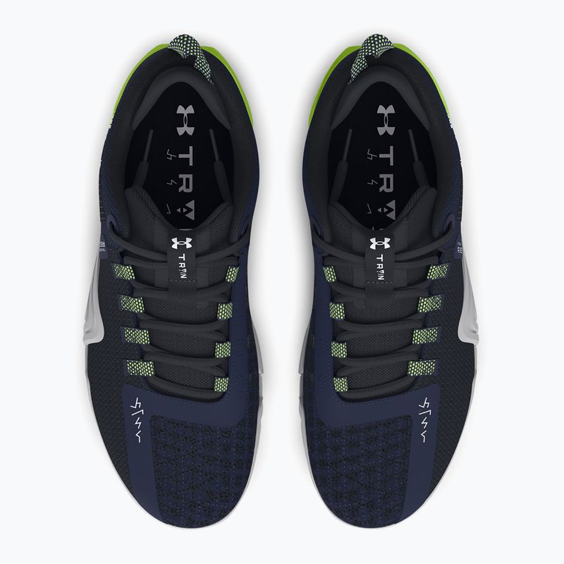 Pánske tréningová obuv  Under Armour TriBase Reign 6 midnight navy/morph green/white 11