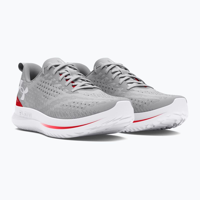 Pánska bežecká obuv Under Armour Velociti 4 halo gray/racer red/white
