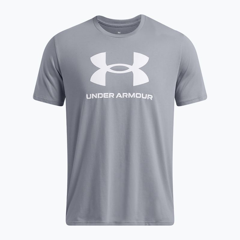 Pánske tričko Under Armour Sportstyle Logo Update steel/white