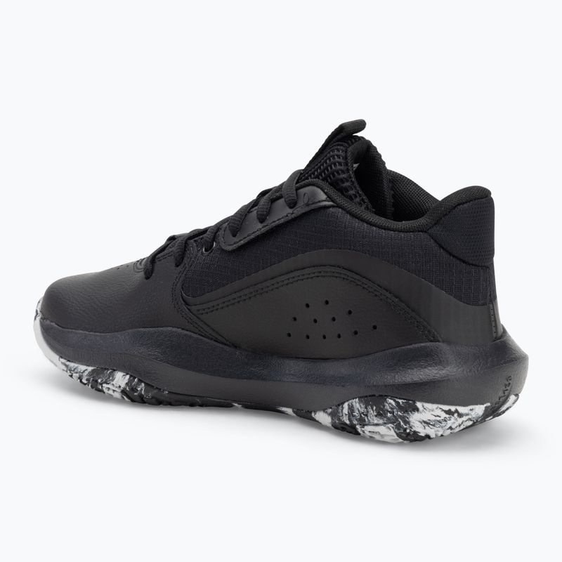 Detské basketbalové topánky Under Armour GS Lockdown 7 black/black/metallic silver 3