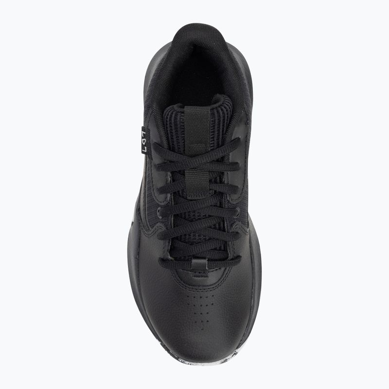Detské basketbalové topánky Under Armour GS Lockdown 7 black/black/metallic silver 5
