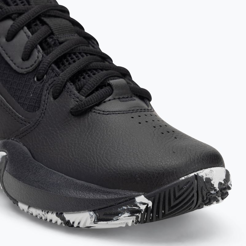 Detské basketbalové topánky Under Armour GS Lockdown 7 black/black/metallic silver 7